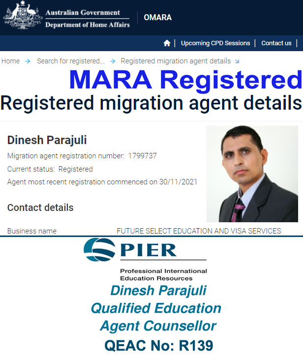 Registered Migration Agent Qualified Education Counsellor